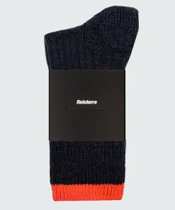 Clearance Finisterre Bosun Sock Navy/BrightFlame