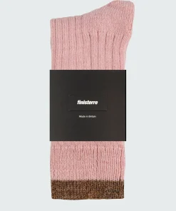 Fashion Finisterre Bosun Sock PinkSmoke/Sable