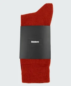Online Finisterre Classic Wool Sock Flame