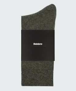 Clearance Finisterre Classic Wool Sock Olive