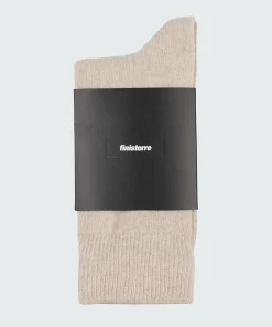 Best Finisterre Classic Wool Sock Oatmeal