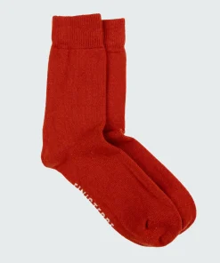 Online Finisterre Classic Wool Sock Flame