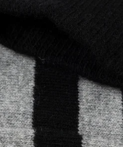 Discount Finisterre Classic Wool Striped Sock Black/Grey