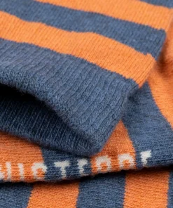Flash Sale Finisterre Classic Wool Striped Sock RedRust/CoastalFjord