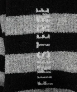 Discount Finisterre Classic Wool Striped Sock Black/Grey