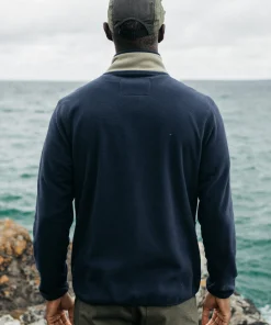 Online Finisterre Men's Axiom Full Zip Fleece WillowGreen/Navy/Olive