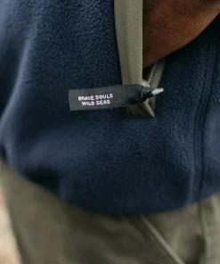Online Finisterre Men's Axiom Full Zip Fleece WillowGreen/Navy/Olive