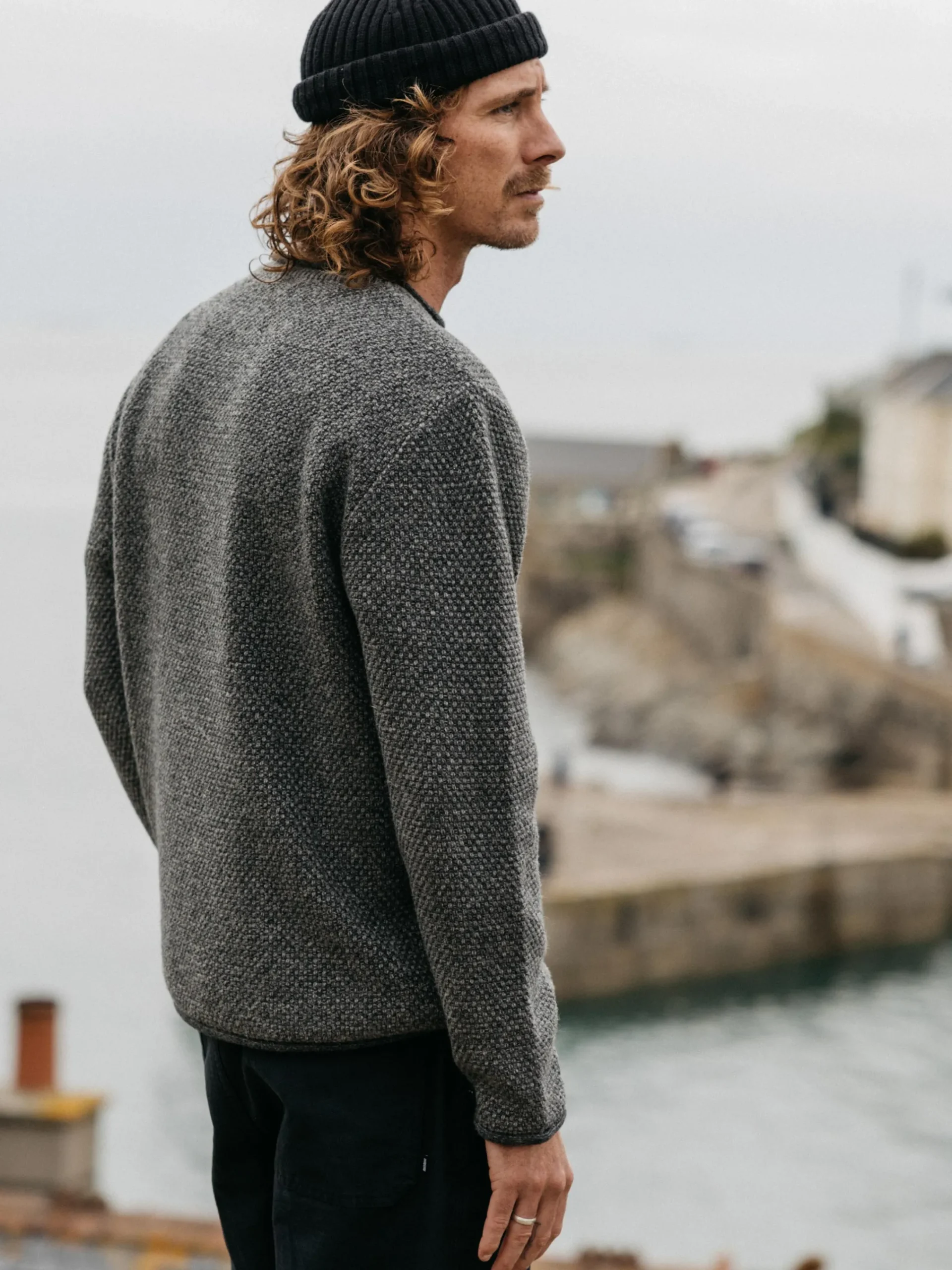 Sale Finisterre Men's Barents Sweater GreyMarl