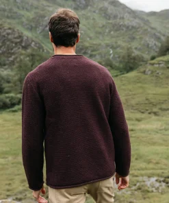 Store Finisterre Men's Barents Sweater BlackCherry