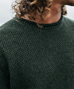 Cheap Finisterre Men's Barents Sweater Olive