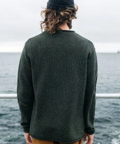 Cheap Finisterre Men's Barents Sweater Olive