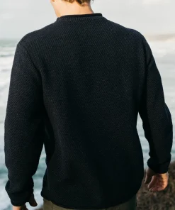 Discount Finisterre Men's Barents Sweater Indigo