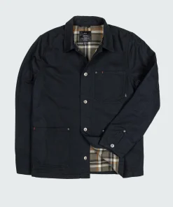 Cheap Finisterre Men's Basset Flannel Lined Jacket Black