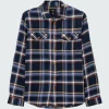 New Finisterre Men's Beardsmore Shirt CoastalFjordCheck