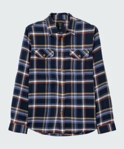 New Finisterre Men's Beardsmore Shirt CoastalFjordCheck