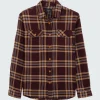 Online Finisterre Men's Beardsmore Shirt BlackCherryCheck