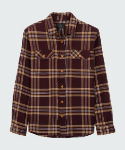 Online Finisterre Men's Beardsmore Shirt BlackCherryCheck