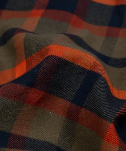 Best Sale Finisterre Men's Beardsmore Shirt DarkRosewoodCheck