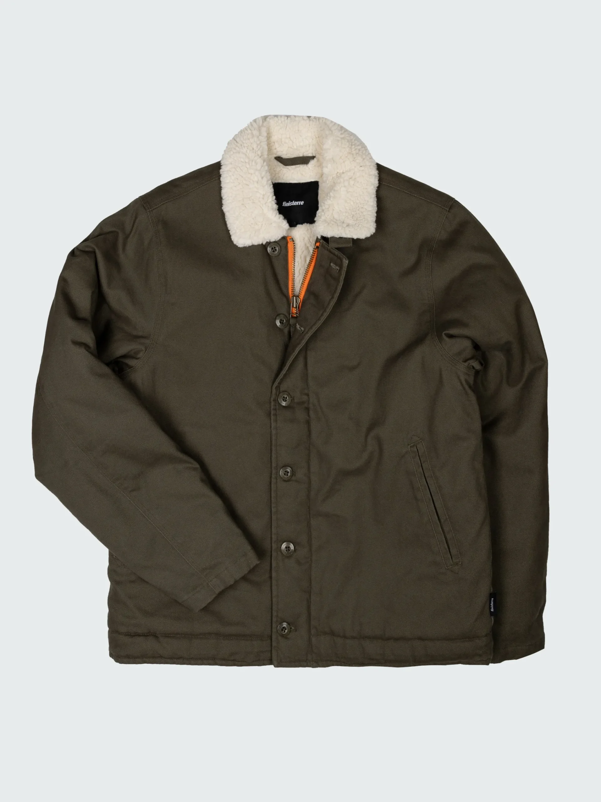 New Finisterre Men's Berings Deck Jacket Olive
