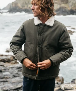 New Finisterre Men's Berings Deck Jacket Olive