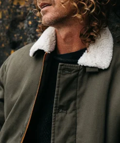 New Finisterre Men's Berings Deck Jacket Olive