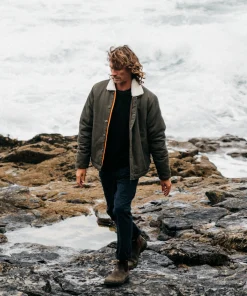 New Finisterre Men's Berings Deck Jacket Olive