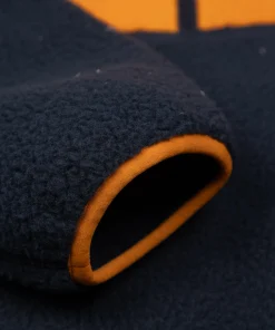 New Finisterre Men's Bolster 1/4 Zip Fleece Navy/HarvestGold