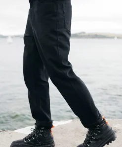 Best Finisterre Men's Breaker 5-Pocket Jean BlackDenim