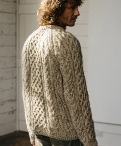 Best Sale Finisterre Men's Cabet Sweater Oatmeal