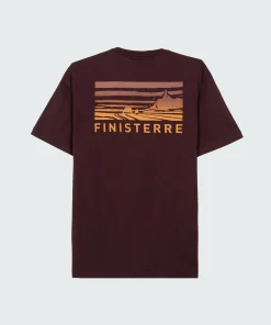Online Finisterre Men's Cape T-Shirt BlackCherry