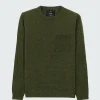 Clearance Finisterre Men's Cavan Pocket Knit Sweater Olive