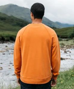 Outlet Finisterre Men's Coho Sweatshirt HarvestGold