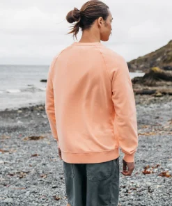 Hot Finisterre Men's Coho Sweatshirt ReefPink
