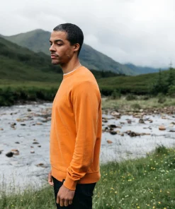 Outlet Finisterre Men's Coho Sweatshirt HarvestGold