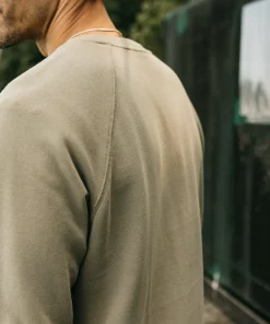 Best Sale Finisterre Men's Coho Sweatshirt WillowGreen