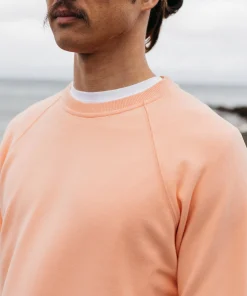 Hot Finisterre Men's Coho Sweatshirt ReefPink
