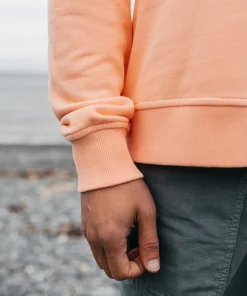 Hot Finisterre Men's Coho Sweatshirt ReefPink