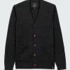 Outlet Finisterre Men's Columba Cardigan Raven