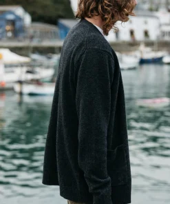 Outlet Finisterre Men's Columba Cardigan Raven