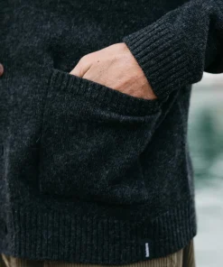 Outlet Finisterre Men's Columba Cardigan Raven