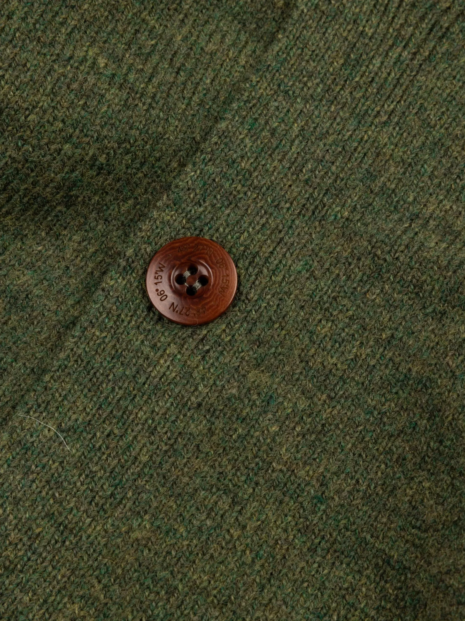 Outlet Finisterre Men's Columba Cardigan Olive