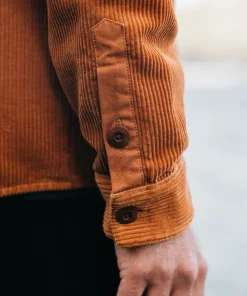 Shop Finisterre Men's Cordium Shirt Sable
