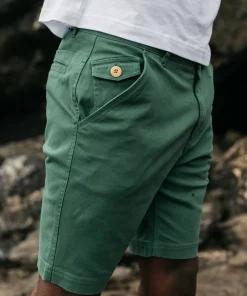 Shop Finisterre Men's Coverack Shorts PineShadow