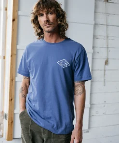 Hot Finisterre Men's Diamond Logo T-Shirt CoastalFjord