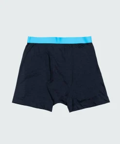 Clearance Finisterre Men's Eddy 2.0 Merino Wool Boxers Navy/Cyan
