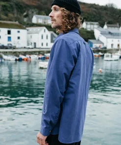 Fashion Finisterre Men's Eddystone Shirt Midnight