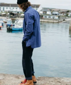 Fashion Finisterre Men's Eddystone Shirt Midnight