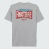 Cheap Finisterre Men's Emblem T-Shirt GreyMarl