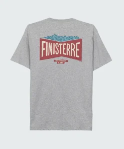Cheap Finisterre Men's Emblem T-Shirt GreyMarl