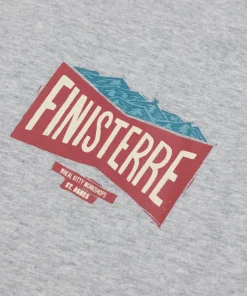 Cheap Finisterre Men's Emblem T-Shirt GreyMarl